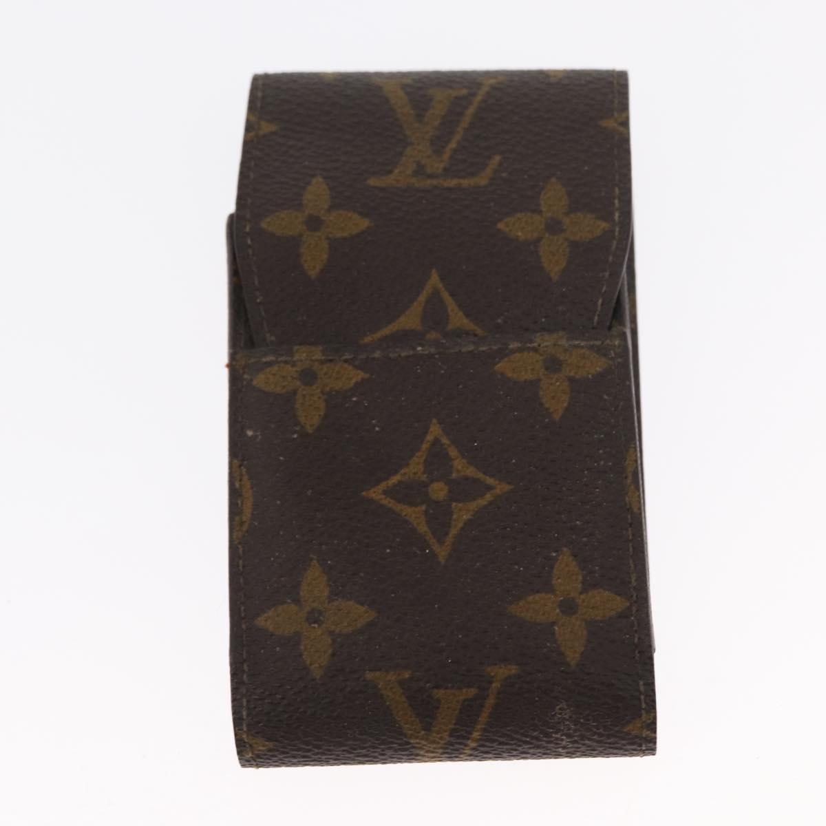 LOUIS VUITTON Monogram Damier Ebene Etui Cigarette Case 2 Set LV Auth 161795