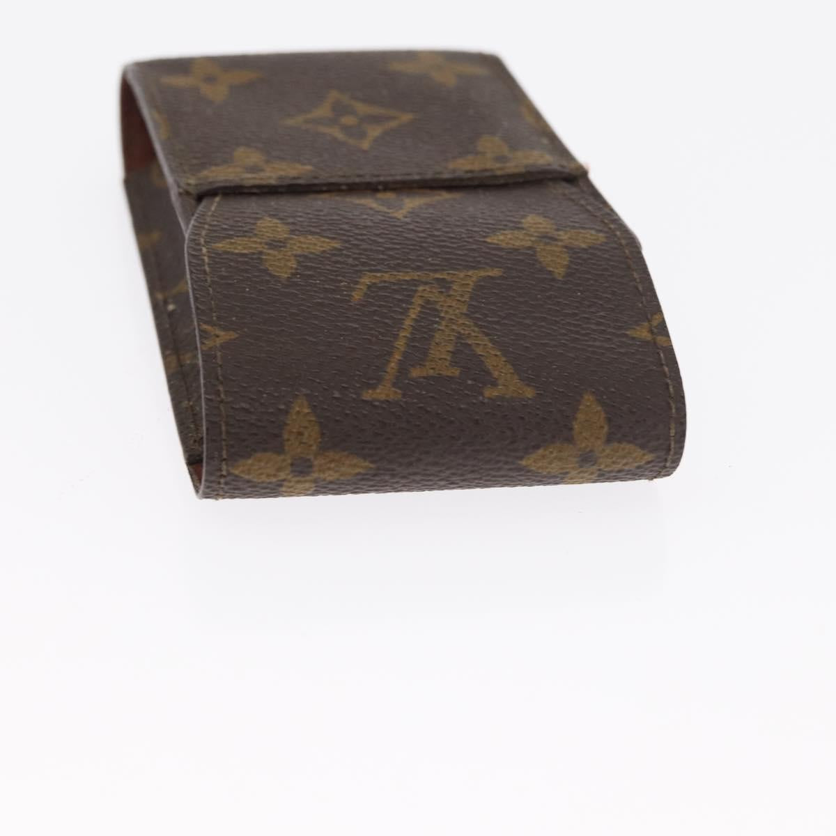 LOUIS VUITTON Monogram Damier Ebene Etui Cigarette Case 2 Set LV Auth 161795