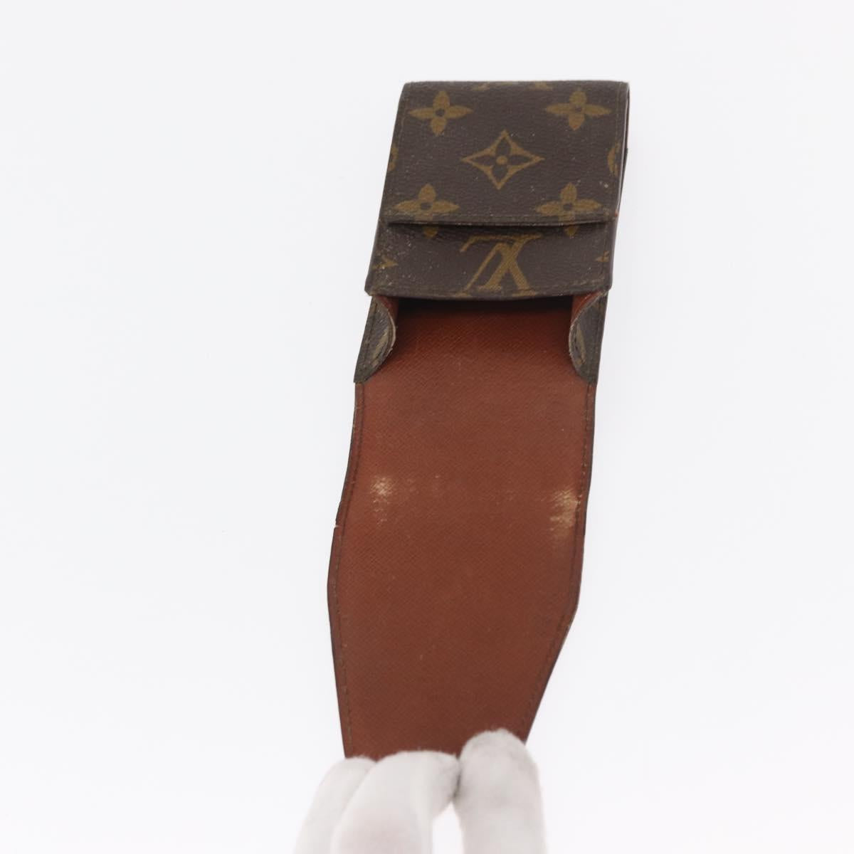 LOUIS VUITTON Monogram Damier Ebene Etui Cigarette Case 2 Set LV Auth 161795