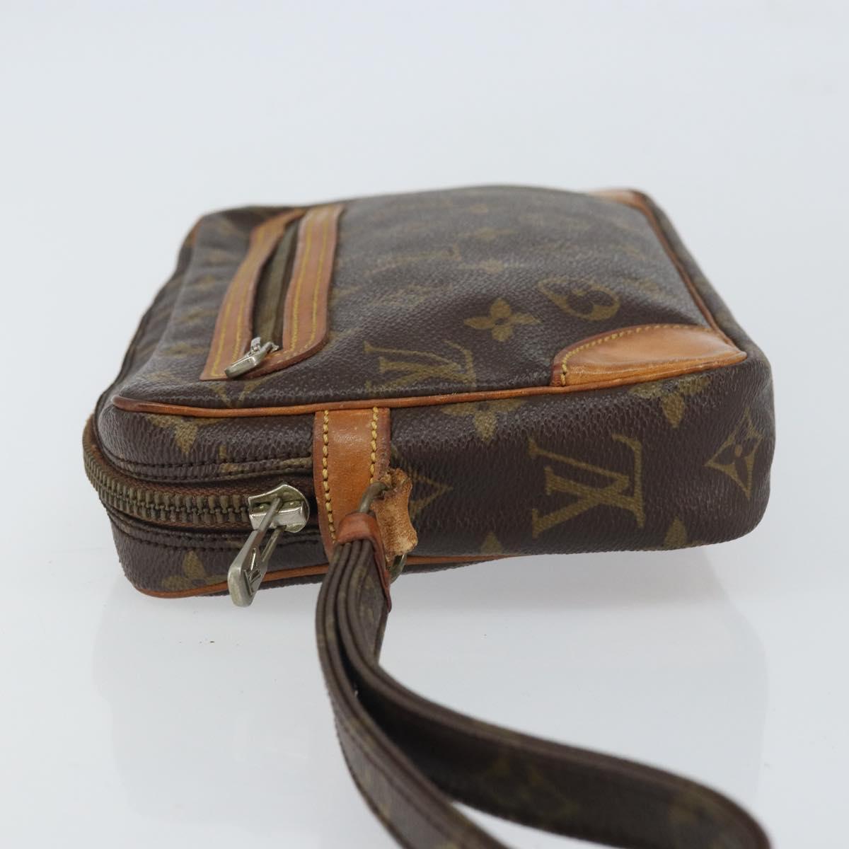 LOUIS VUITTON Monogram Marly Dragonne GM Clutch Bag M51825 LV Auth 161843