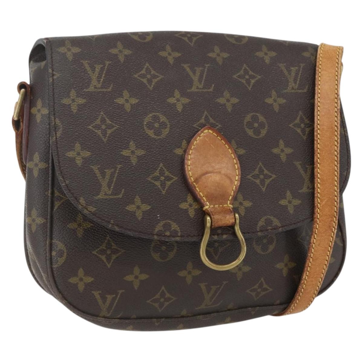 LOUIS VUITTON Monogram Saint Cloud GM Shoulder Bag Vintage M51242 LV Auth 161844