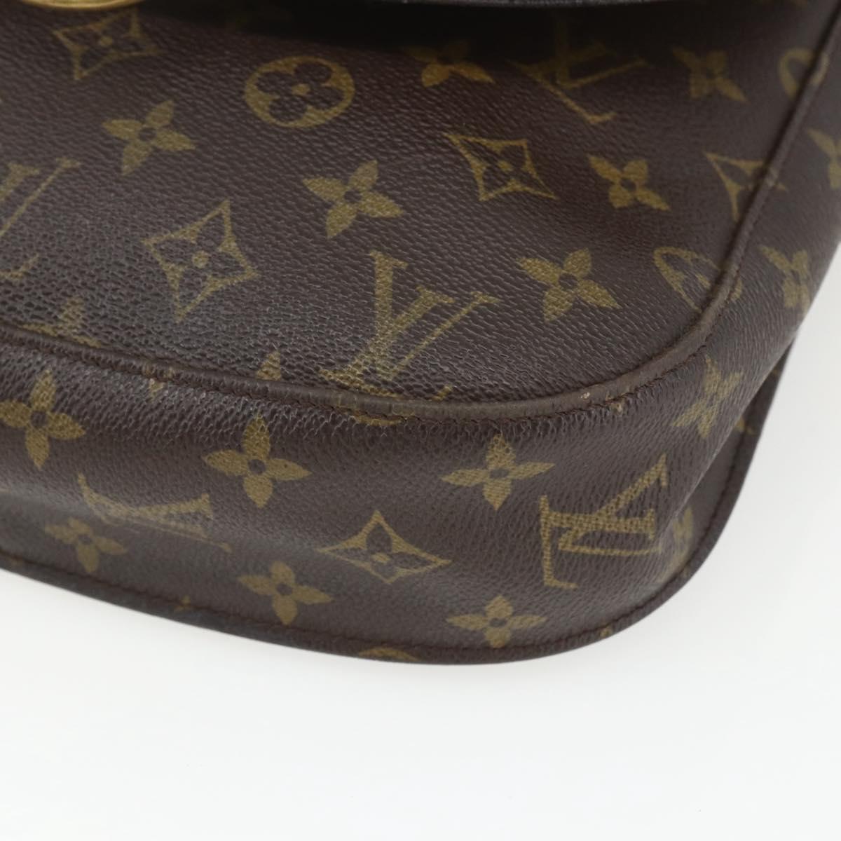 LOUIS VUITTON Monogram Saint Cloud GM Shoulder Bag Vintage M51242 LV Auth 161844