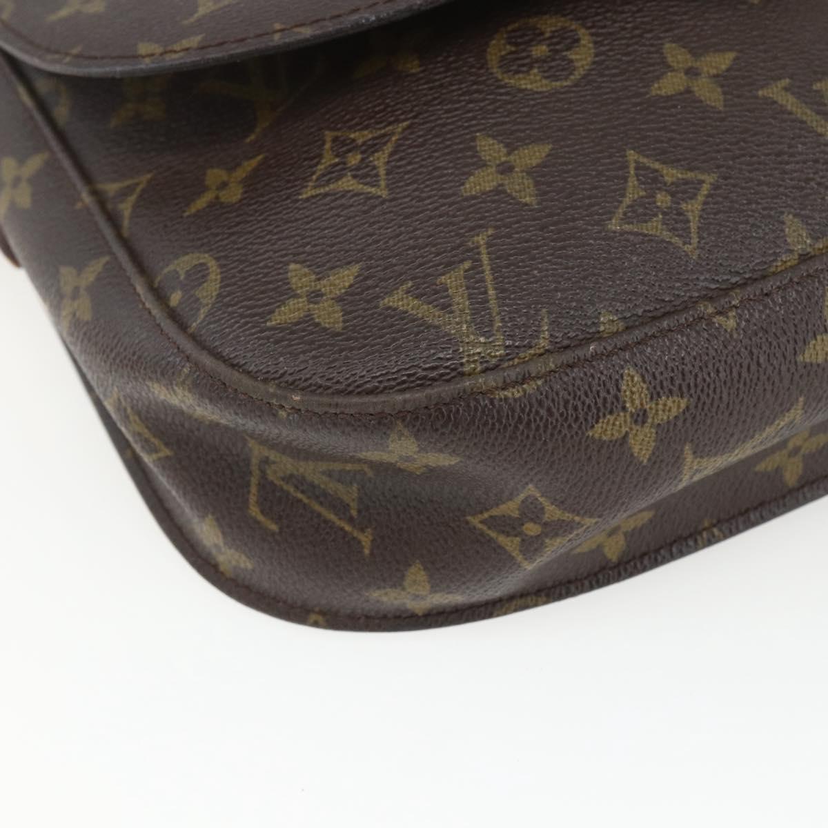 LOUIS VUITTON Monogram Saint Cloud GM Shoulder Bag Vintage M51242 LV Auth 161844