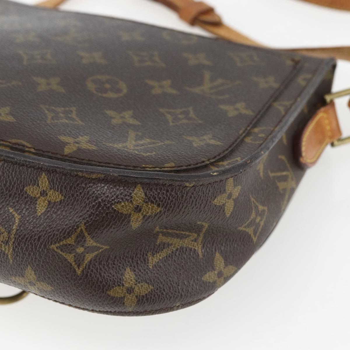 LOUIS VUITTON Monogram Saint Cloud GM Shoulder Bag Vintage M51242 LV Auth 161844