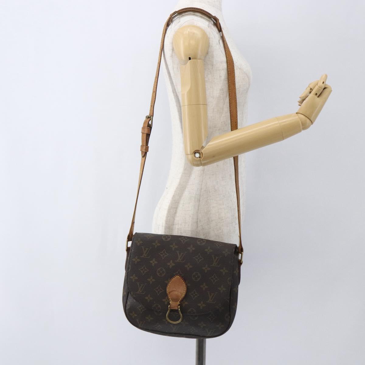 LOUIS VUITTON Monogram Saint Cloud GM Shoulder Bag Vintage M51242 LV Auth 161844