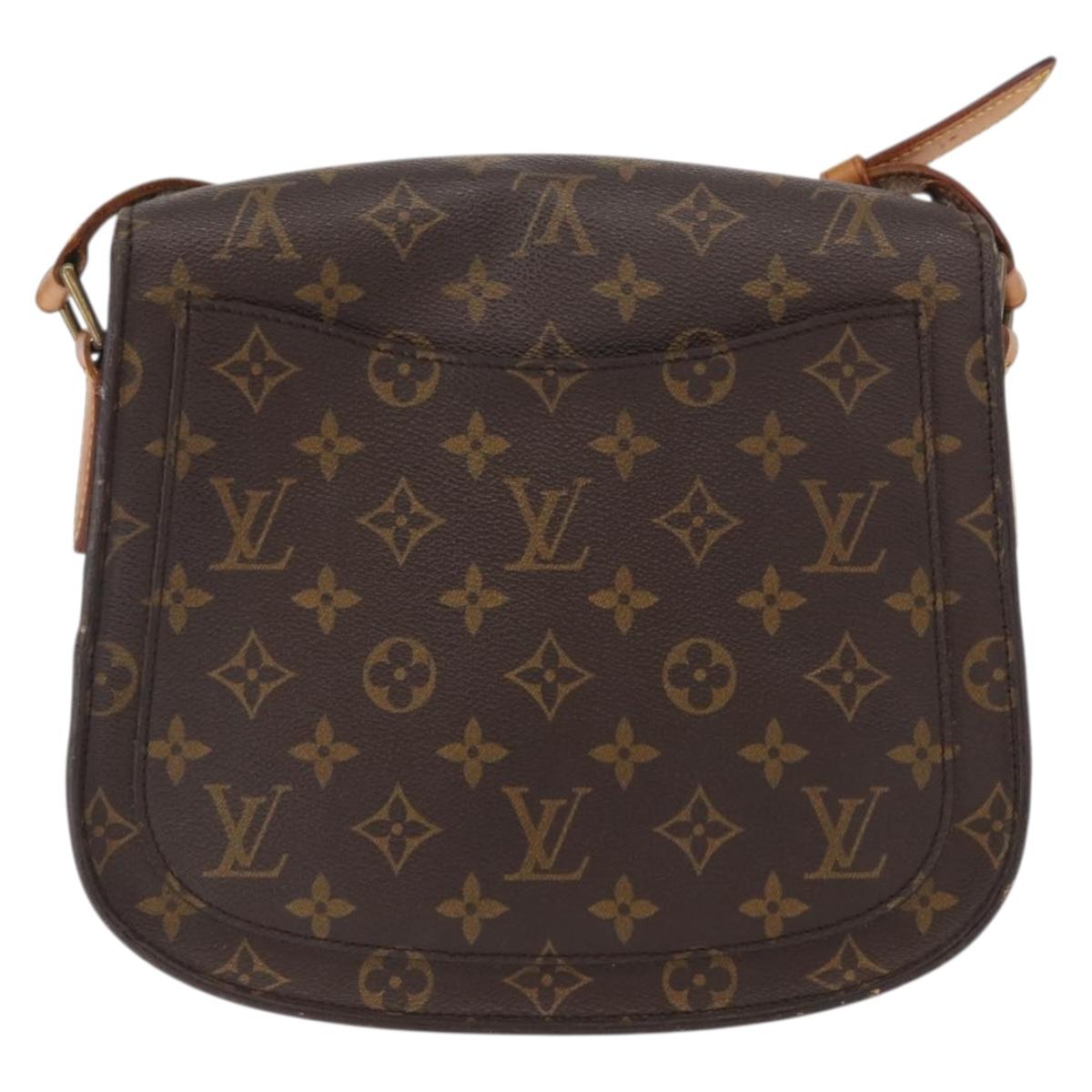 LOUIS VUITTON Monogram Saint Cloud GM Shoulder Bag M51242 LV Auth 161845
