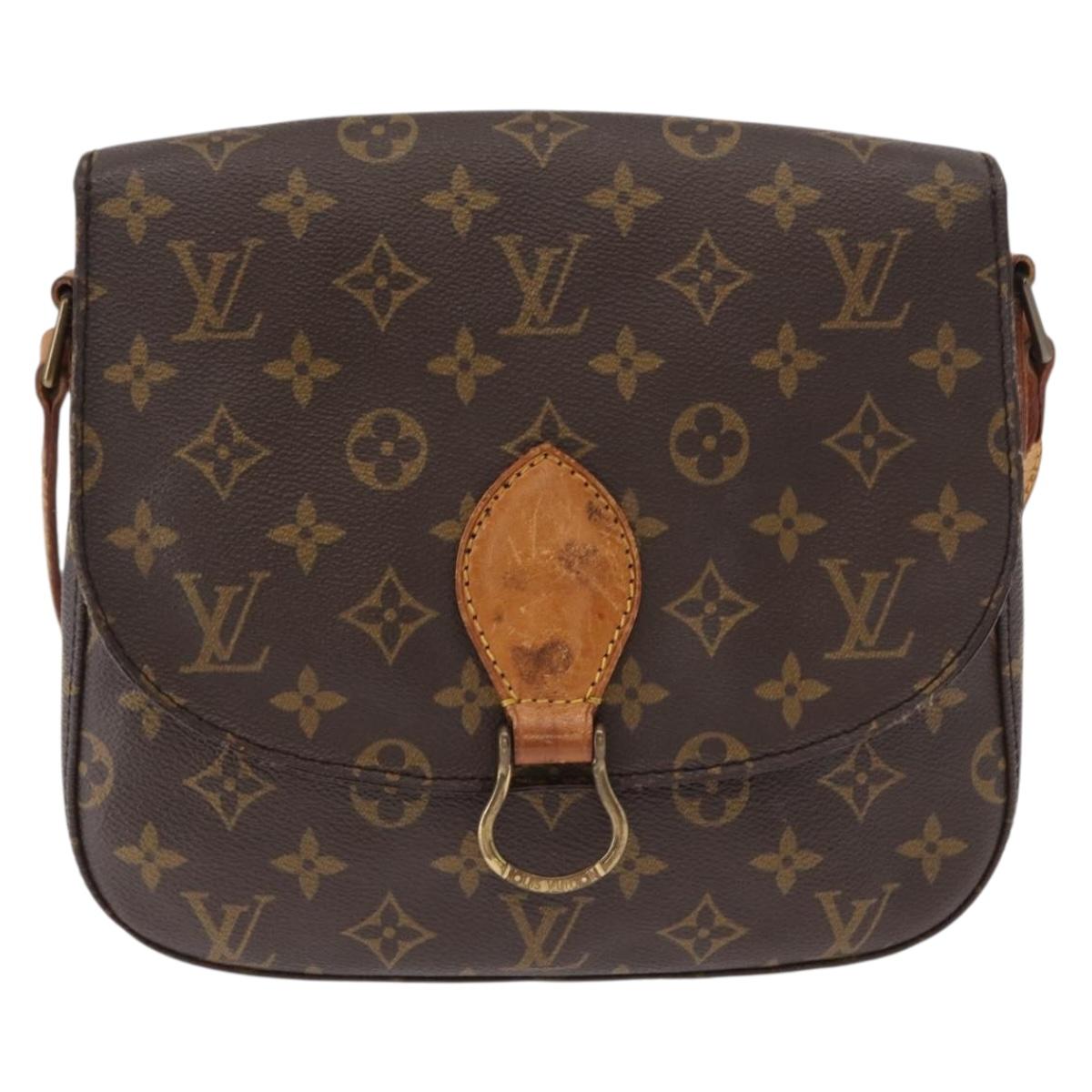 LOUIS VUITTON Monogram Saint Cloud GM Shoulder Bag M51242 LV Auth 161846