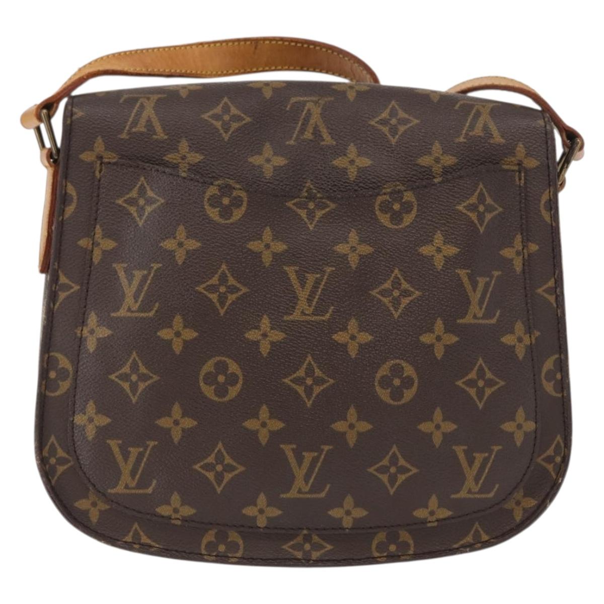 LOUIS VUITTON Monogram Saint Cloud GM Shoulder Bag M51242 LV Auth 161846