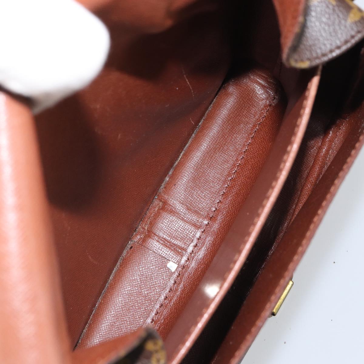 LOUIS VUITTON Monogram Cartouchiere MM Shoulder Bag M51253 LV Auth 161847