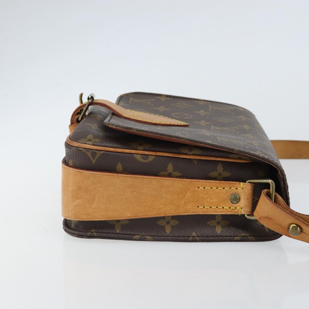 LOUIS VUITTON Monogram Cartouchiere MM Shoulder Bag M51253 LV Auth 161847