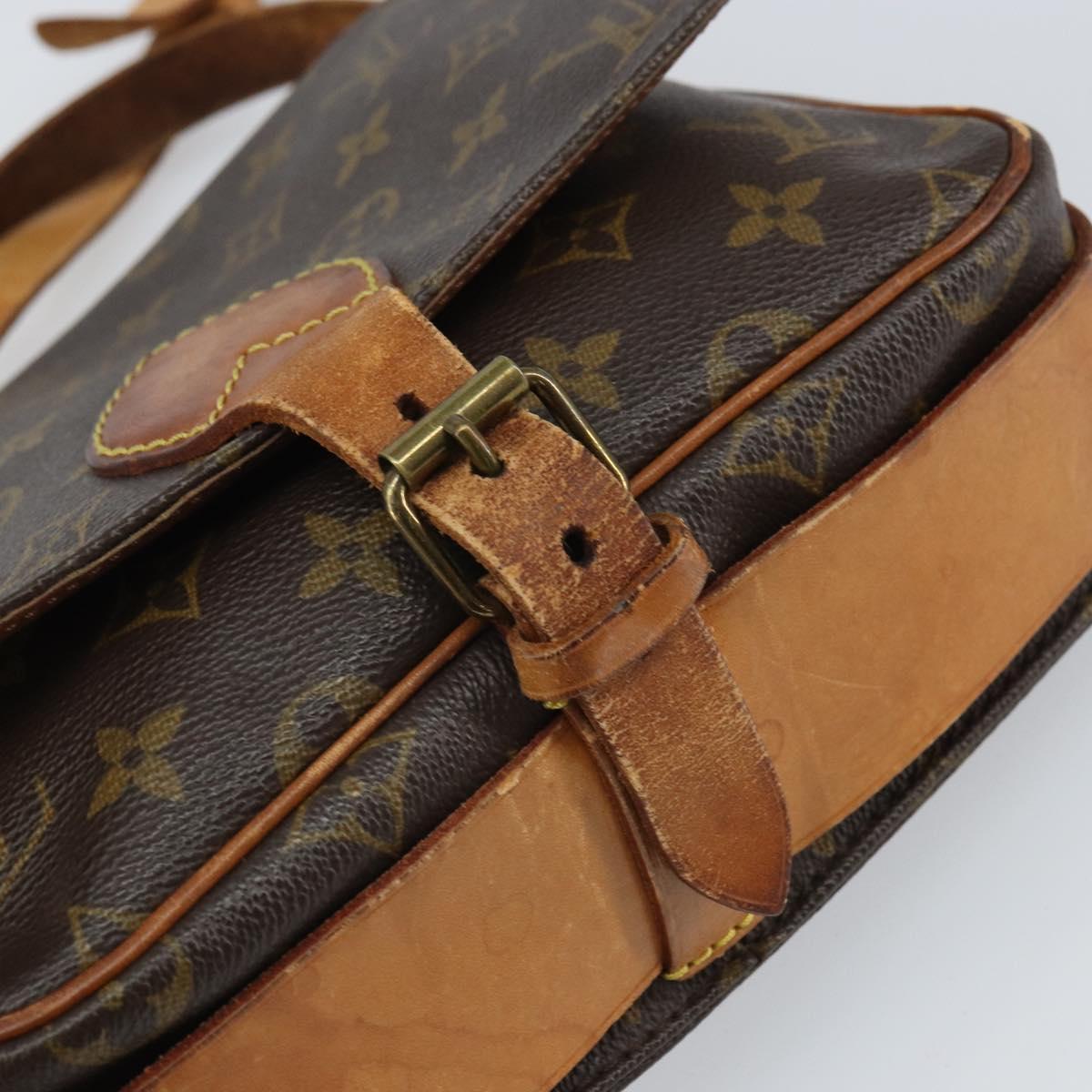 LOUIS VUITTON Monogram Cartouchiere MM Shoulder Bag M51253 LV Auth 161850