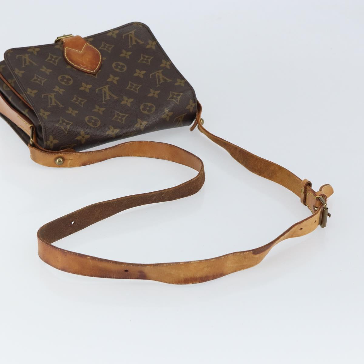 LOUIS VUITTON Monogram Cartouchiere MM Shoulder Bag M51253 LV Auth 161850