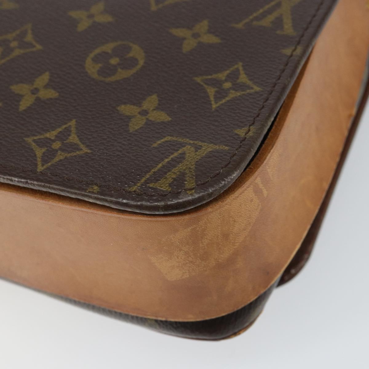 LOUIS VUITTON Monogram Cartouchiere GM Shoulder Bag Vintage M51252 Auth 161851