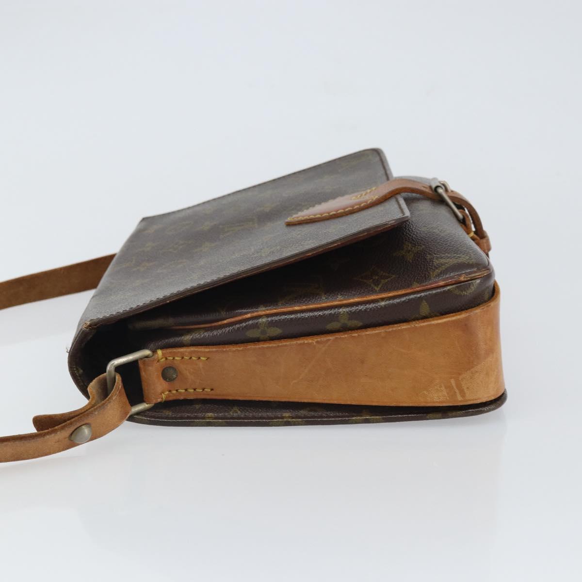 LOUIS VUITTON Monogram Cartouchiere GM Shoulder Bag Vintage M51252 Auth 161851