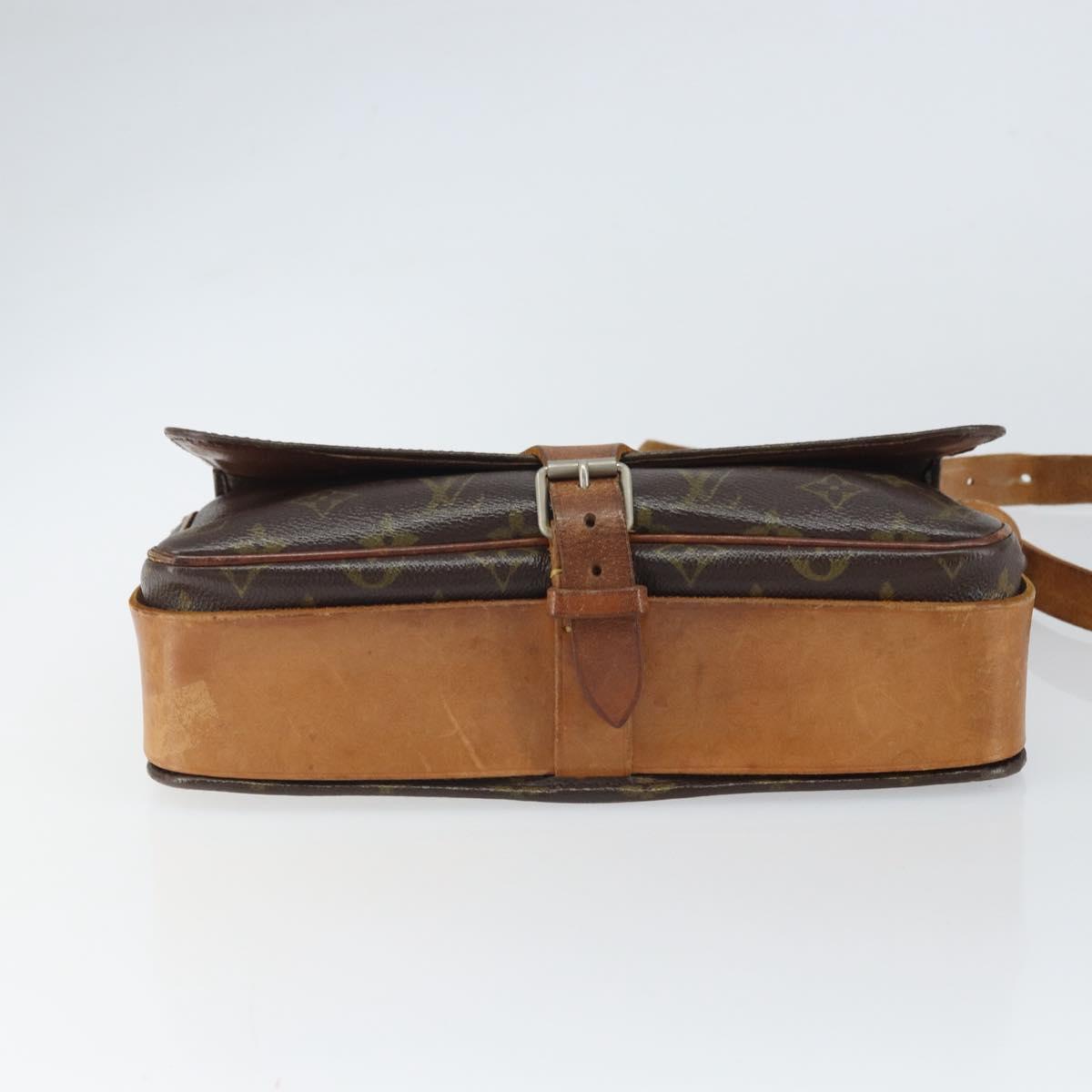 LOUIS VUITTON Monogram Cartouchiere GM Shoulder Bag Vintage M51252 Auth 161851