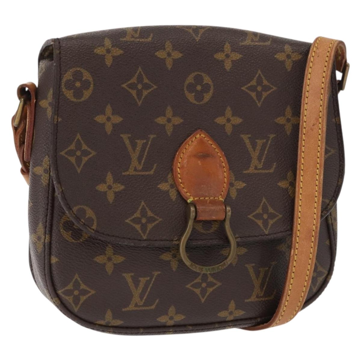 LOUIS VUITTON Monogram Saint Cloud MM Shoulder Bag M51243 LV Auth 161862
