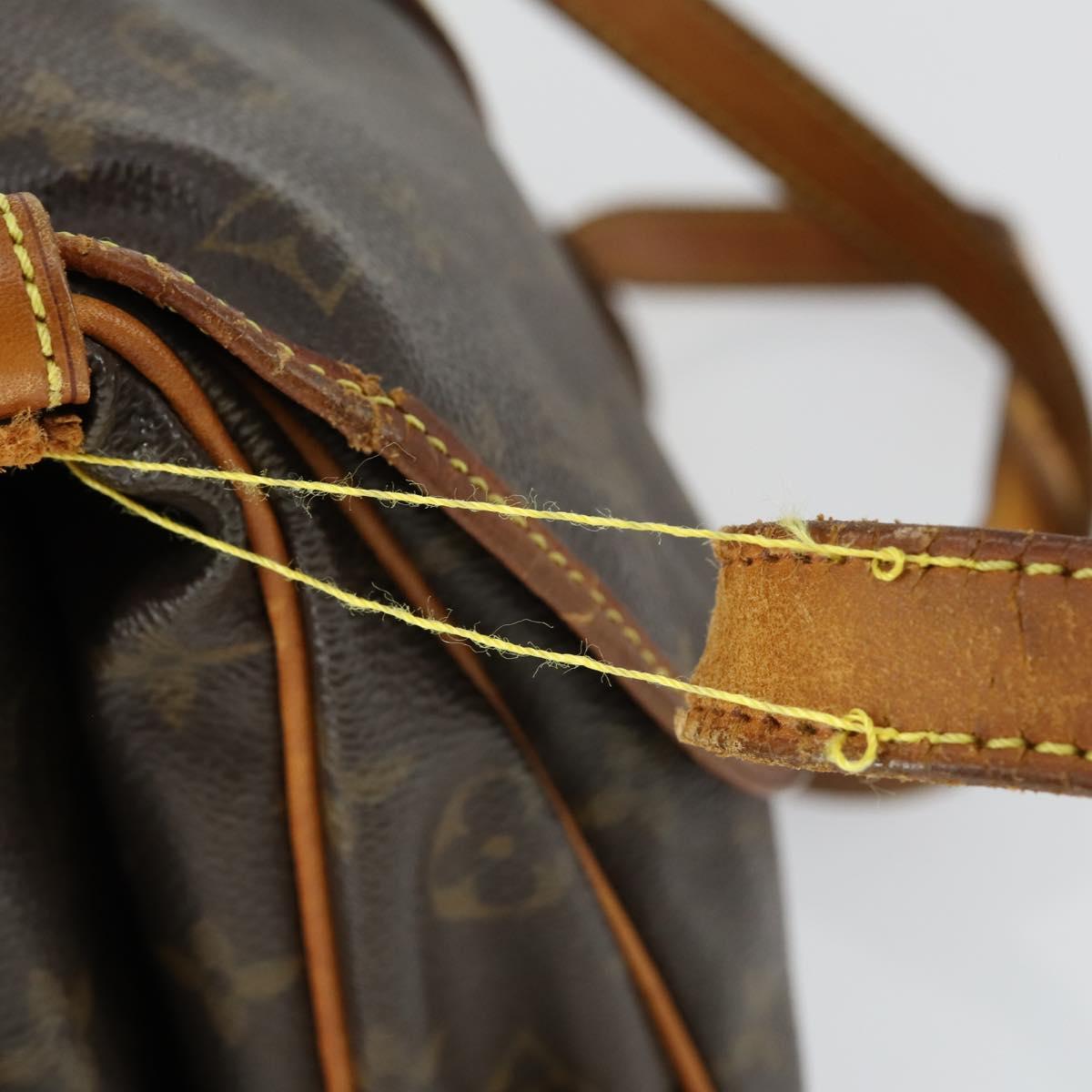 LOUIS VUITTON Monogram Saumur 30 Shoulder Bag M42256 LV Auth 161866