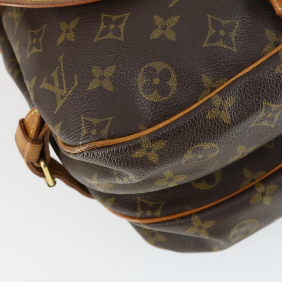 LOUIS VUITTON Monogram Saumur 30 Shoulder Bag M42256 LV Auth 161868