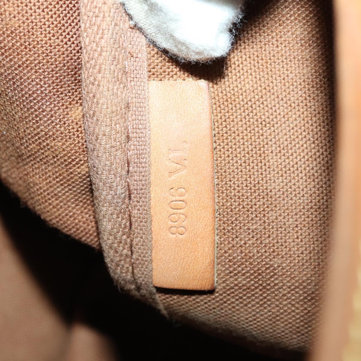 LOUIS VUITTON Monogram Saumur 35 Shoulder Bag M42254 LV Auth 161870