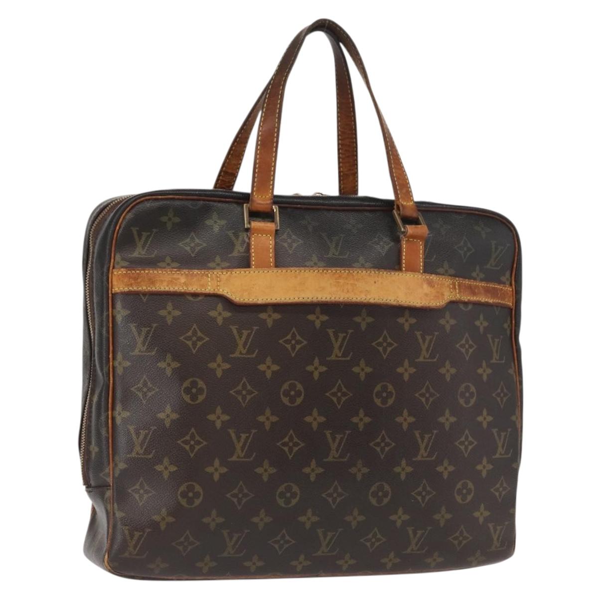 LOUIS VUITTON Monogram Porte Documents Pegas Hand Bag M53343 LV Auth 161871
