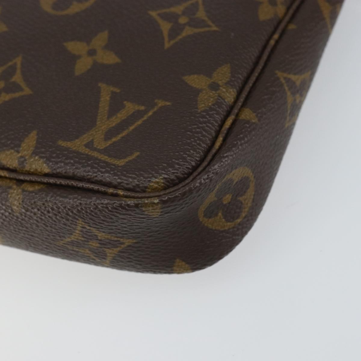 LOUIS VUITTON Monogram Pochette Accessoires Pouch M51980 LV Auth 161878