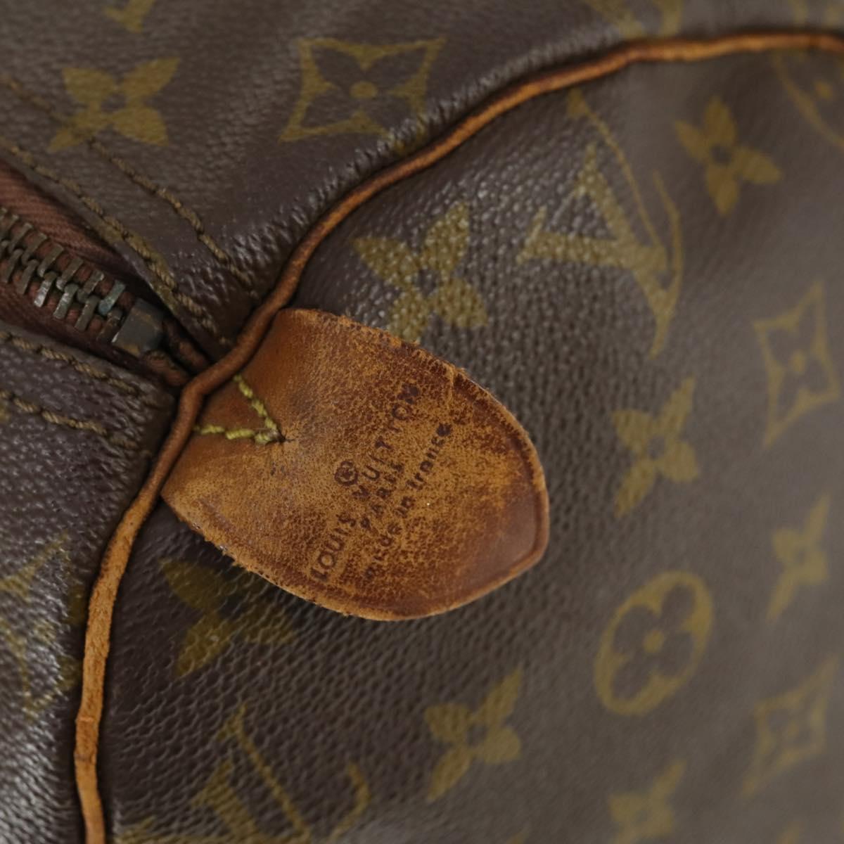 LOUIS VUITTON Monogram Speedy 40 Hand Bag M41522 LV Auth 161880