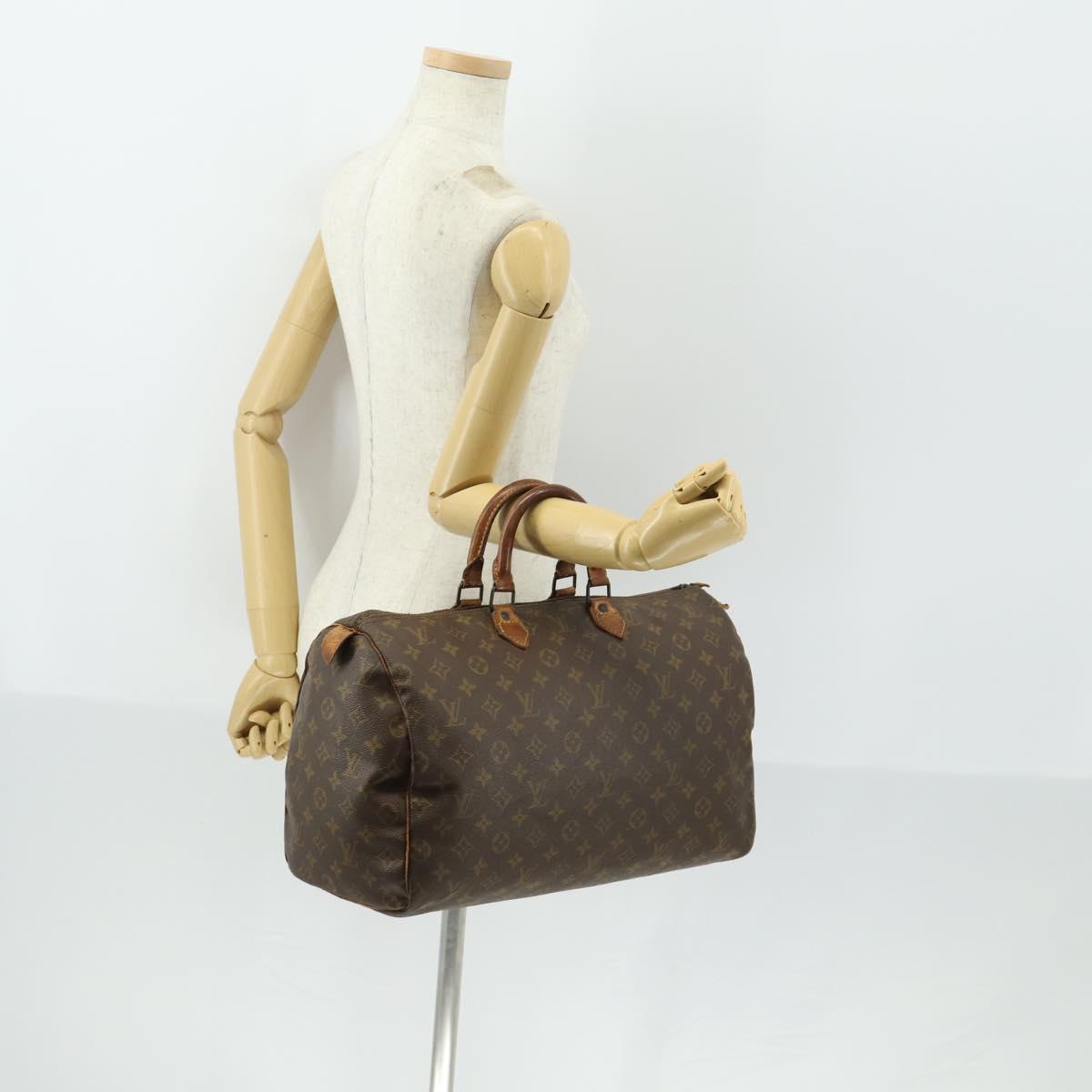 LOUIS VUITTON Monogram Speedy 40 Hand Bag M41522 LV Auth 161880