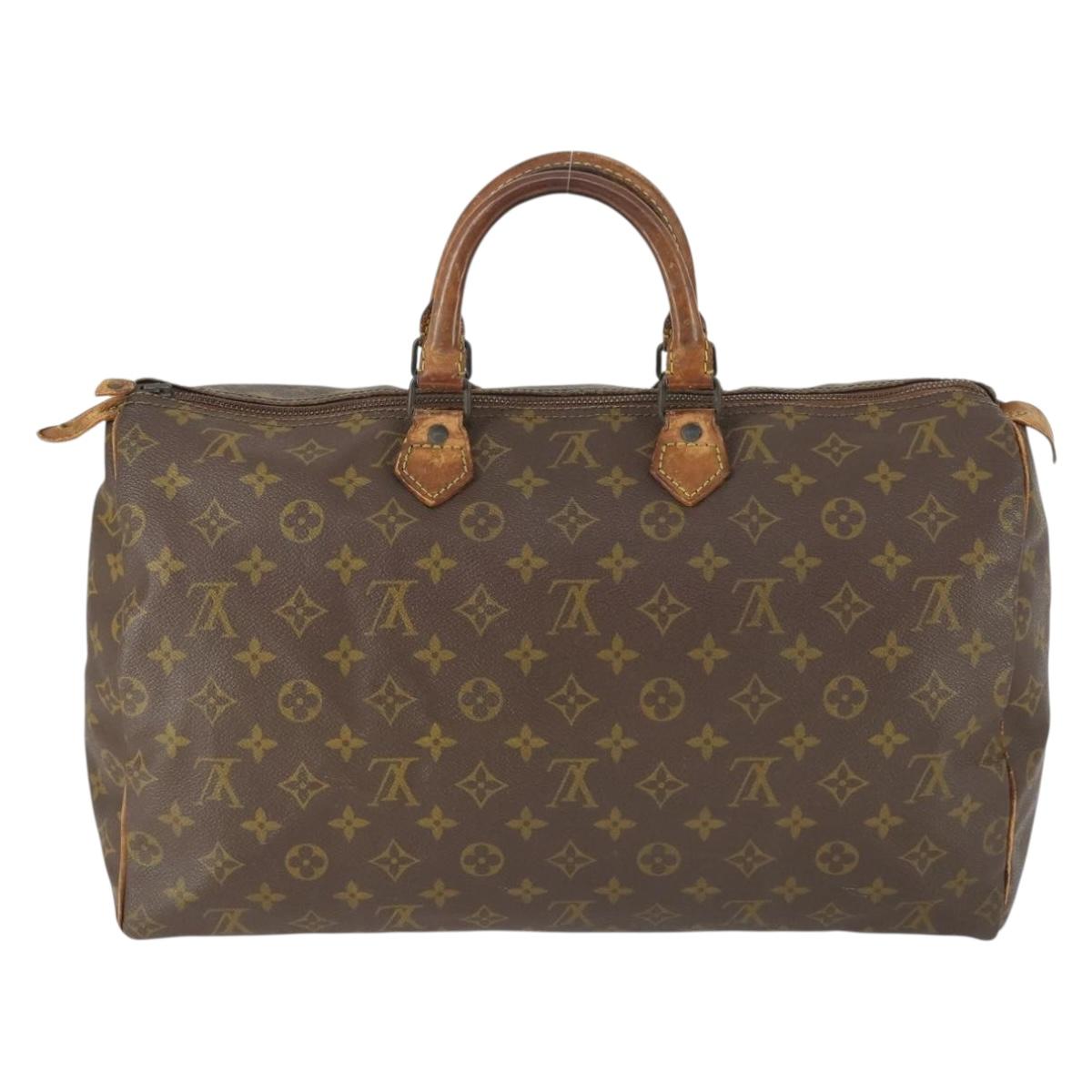 LOUIS VUITTON Monogram Speedy 40 Hand Bag M41522 LV Auth 161880