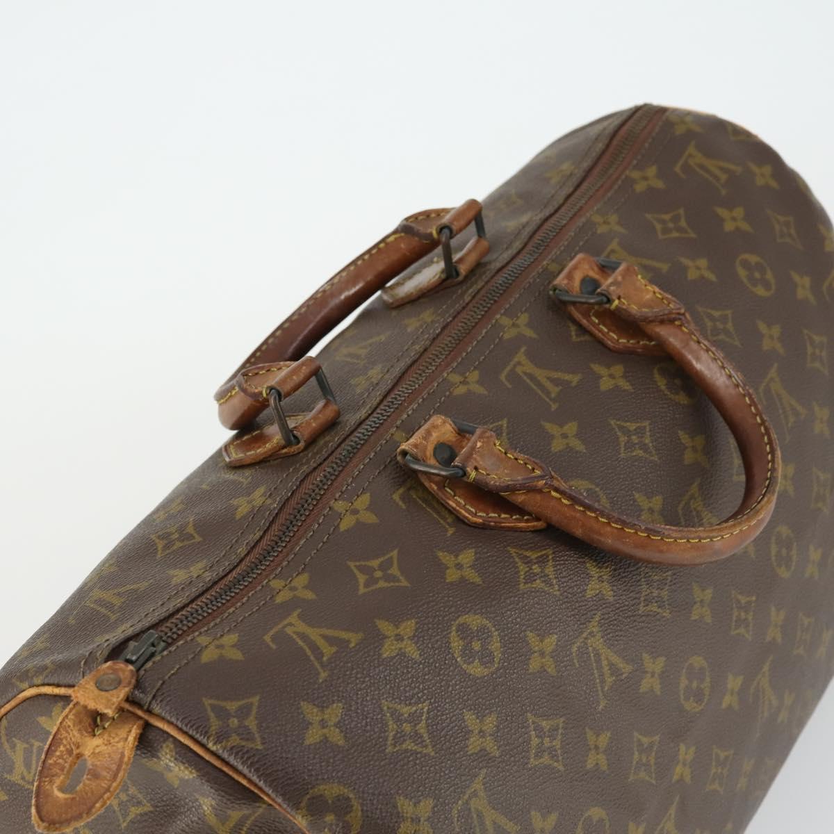 LOUIS VUITTON Monogram Speedy 40 Hand Bag M41522 LV Auth 161880