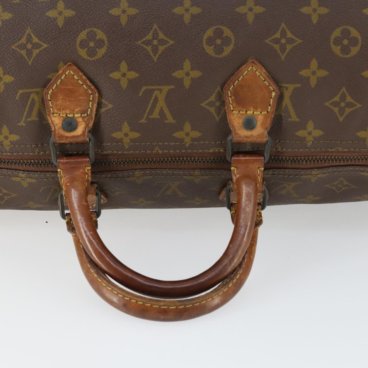 LOUIS VUITTON Monogram Speedy 40 Hand Bag M41522 LV Auth 161880