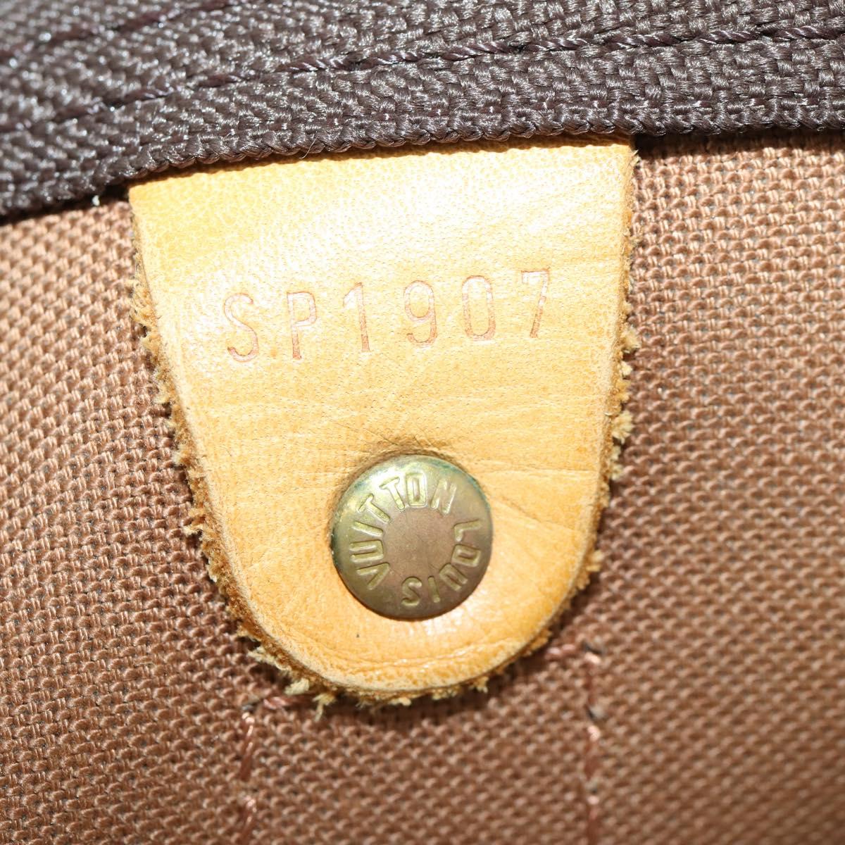 LOUIS VUITTON Monogram Keepall 45 Boston Bag M41428 LV Auth 161882