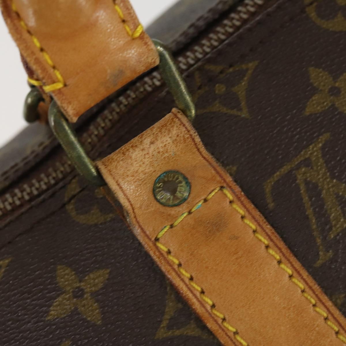 LOUIS VUITTON Monogram Keepall Bandouliere 50 Boston Bag M41416 LV Auth 161883