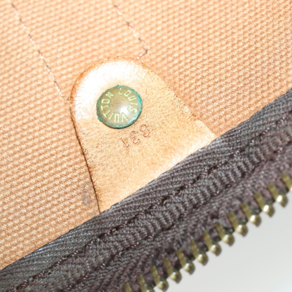 LOUIS VUITTON Monogram Keepall Bandouliere 50 Boston Bag M41416 LV Auth 161883