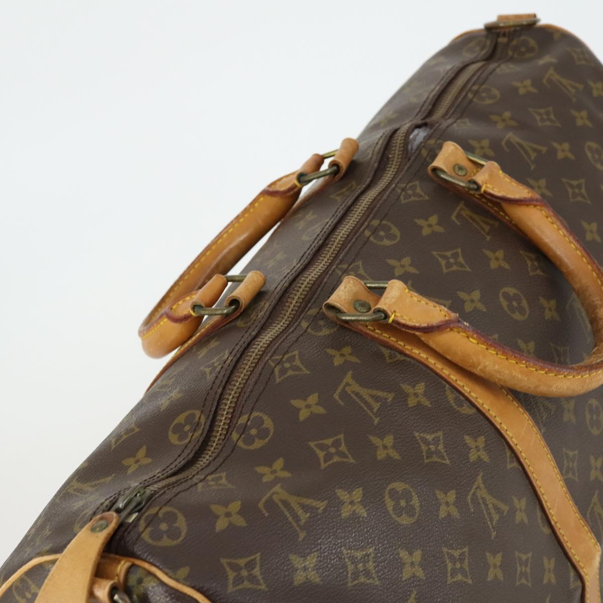 LOUIS VUITTON Monogram Keepall Bandouliere 50 Boston Bag M41416 LV Auth 161883
