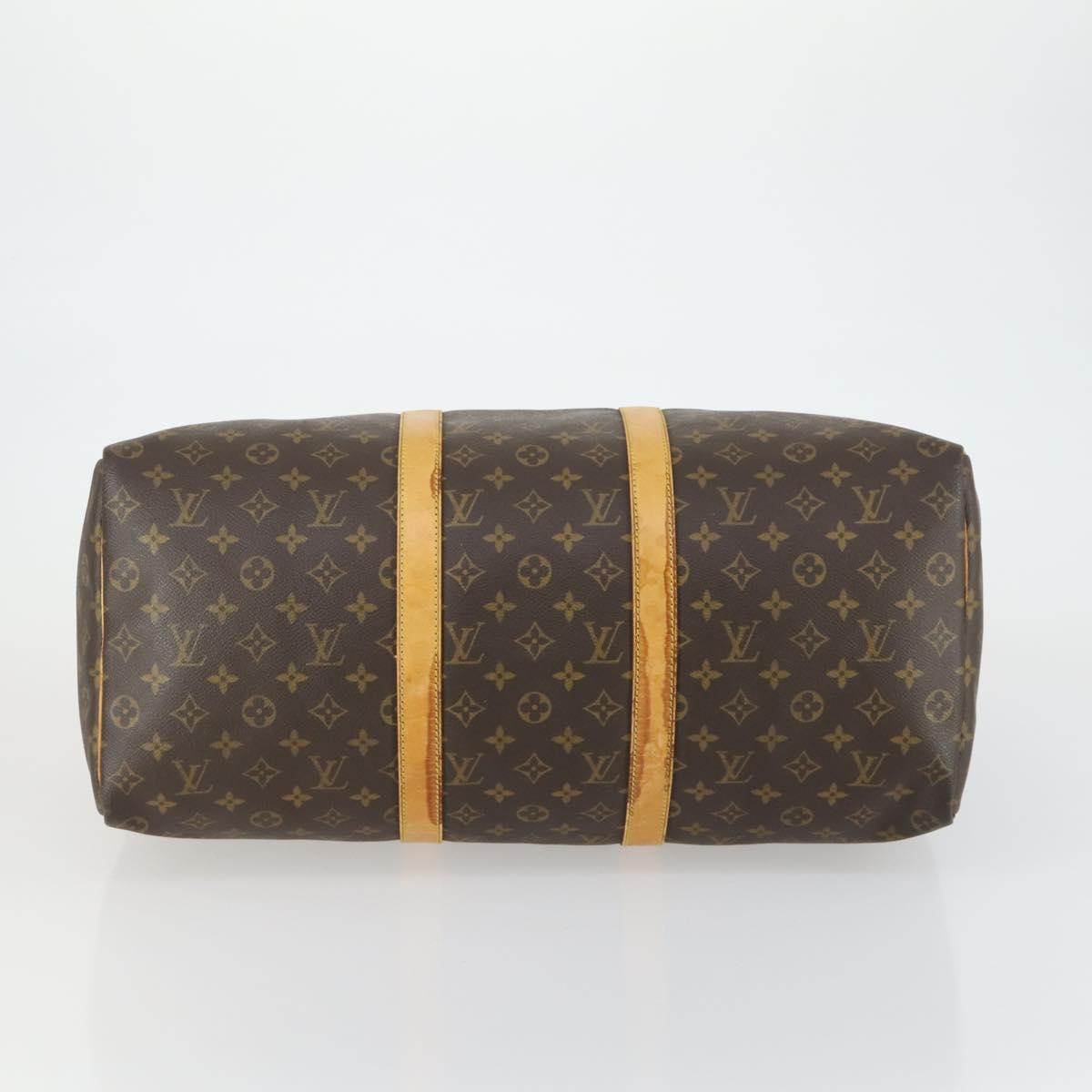 LOUIS VUITTON Monogram Keepall 50 Boston Bag M41426 LV Auth 161884