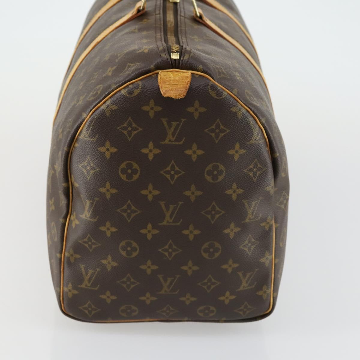 LOUIS VUITTON Monogram Keepall 50 Boston Bag M41426 LV Auth 161884