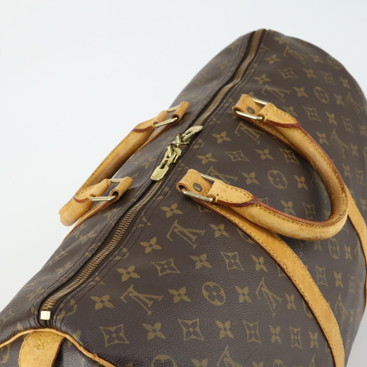 LOUIS VUITTON Monogram Keepall 50 Boston Bag M41426 LV Auth 161884