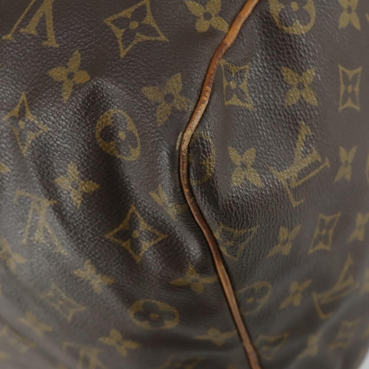 LOUIS VUITTON Monogram Keepall 60 Boston Bag M41422 LV Auth 161886