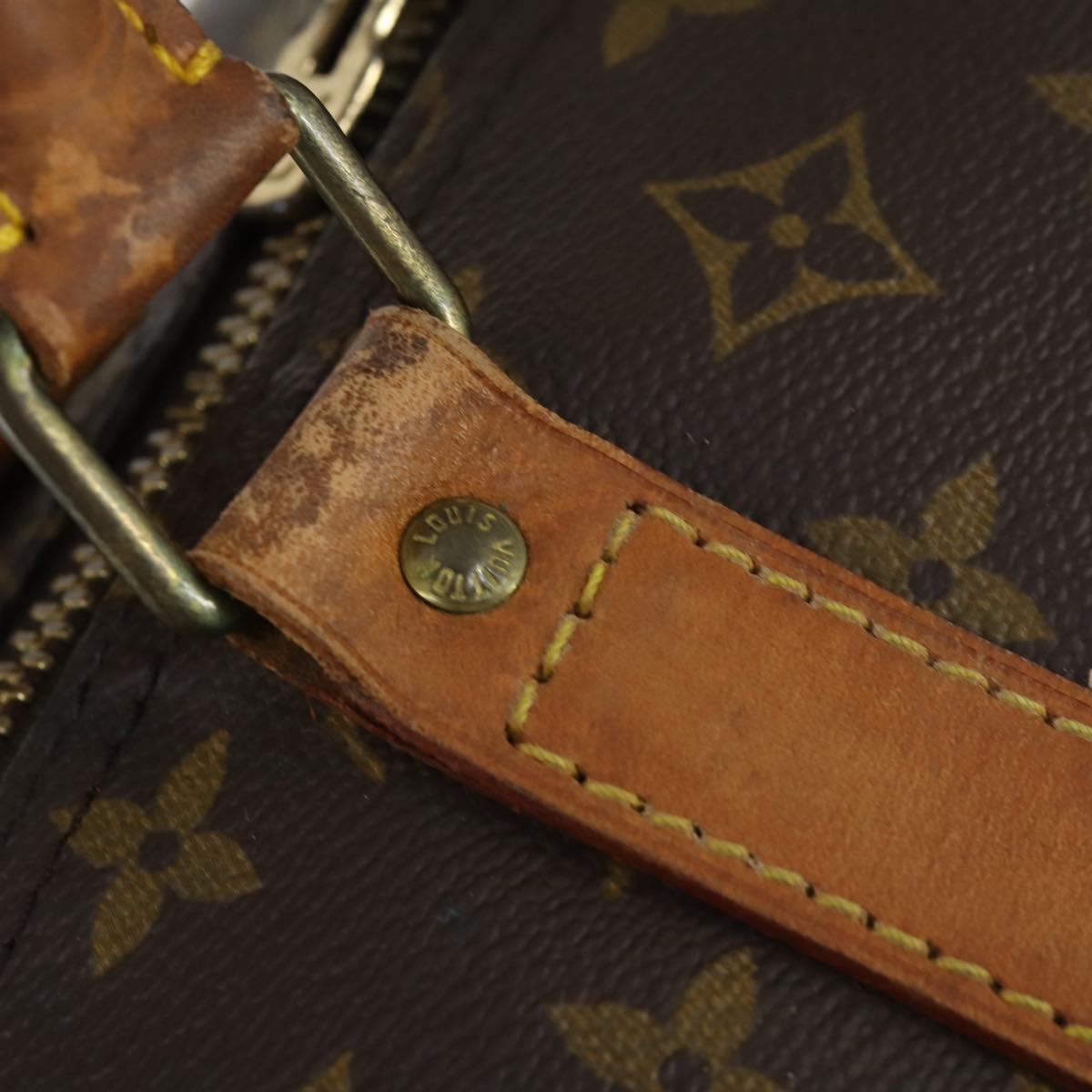 LOUIS VUITTON Monogram Keepall 60 Boston Bag M41422 LV Auth 161886