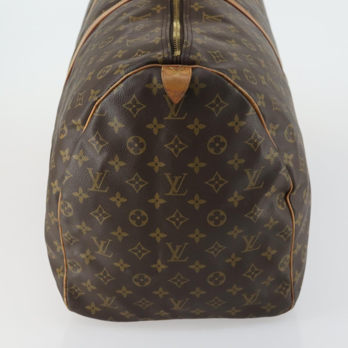 LOUIS VUITTON Monogram Keepall 60 Boston Bag M41422 LV Auth 161886