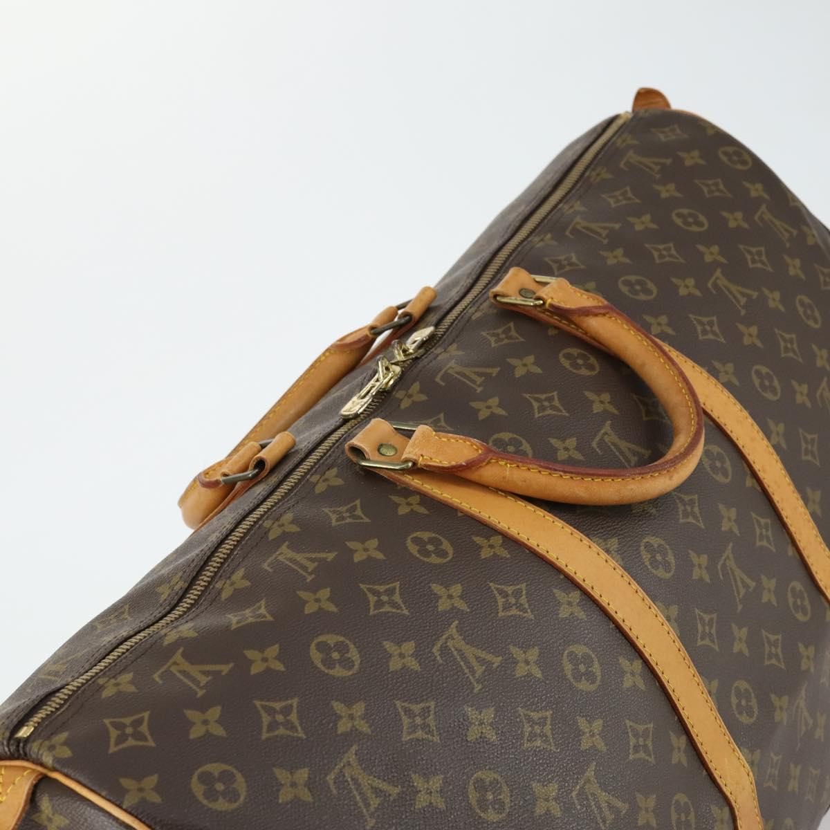 LOUIS VUITTON Monogram Keepall 60 Boston Bag M41422 LV Auth 161887