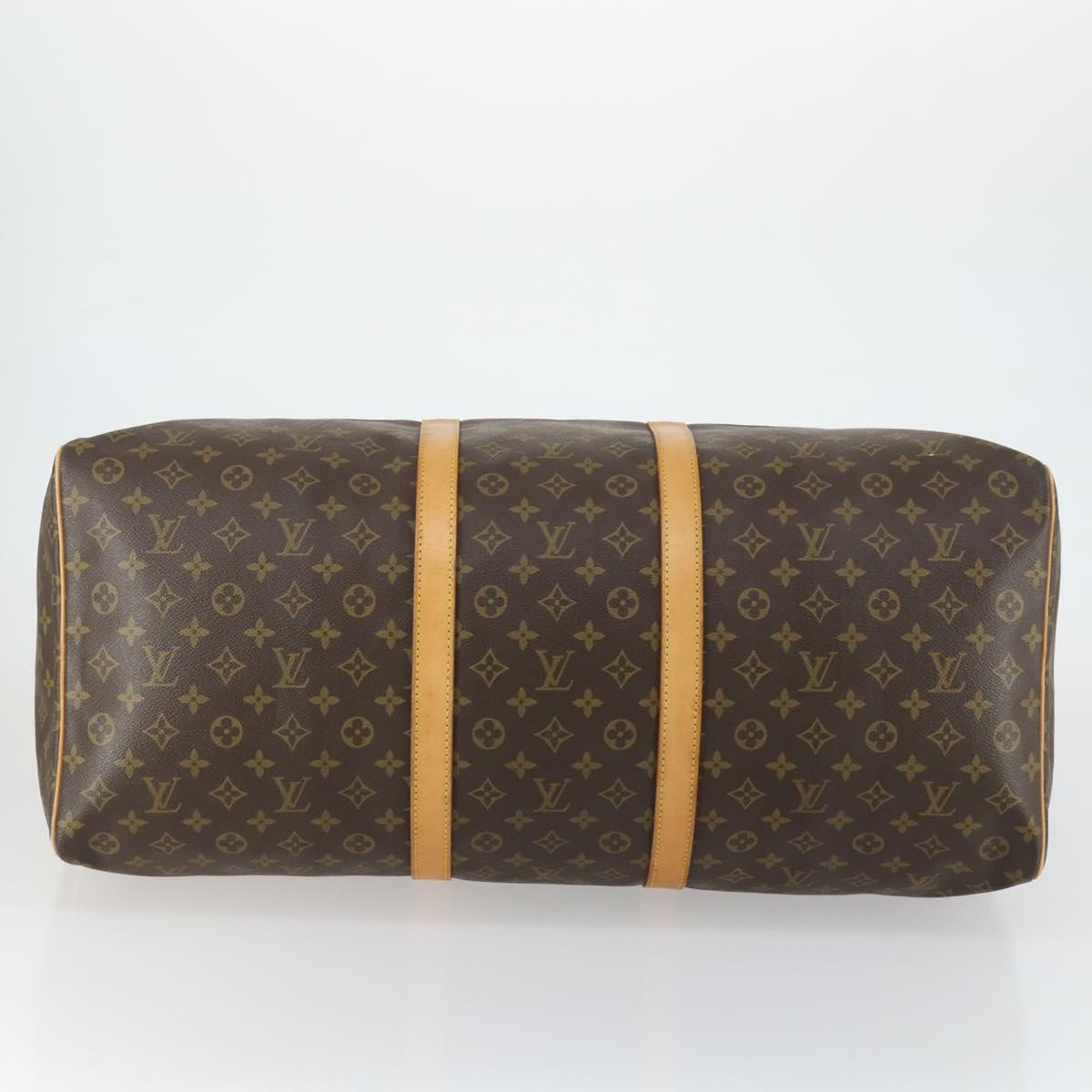 LOUIS VUITTON Monogram Keepall 60 Boston Bag M41422 LV Auth 161887