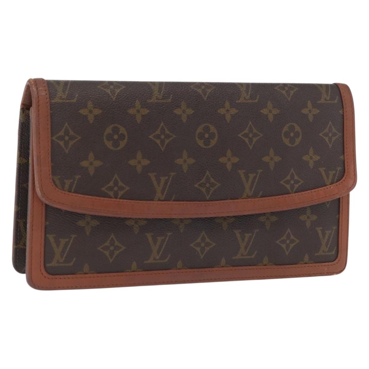 LOUIS VUITTON Monogram Pochette Dam GM Clutch Bag M51810 LV Auth 161898