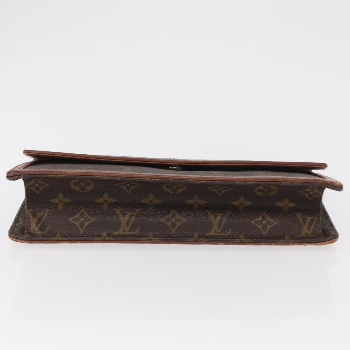 LOUIS VUITTON Monogram Pochette Dam GM Clutch Bag M51810 LV Auth 161898