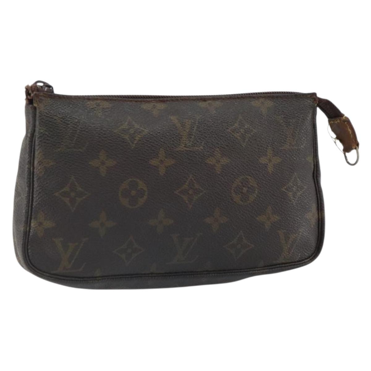 LOUIS VUITTON Monogram Pochette Accessoires Pouch M51980 LV Auth 161900