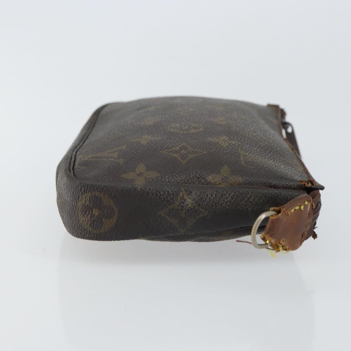LOUIS VUITTON Monogram Pochette Accessoires Pouch M51980 LV Auth 161900