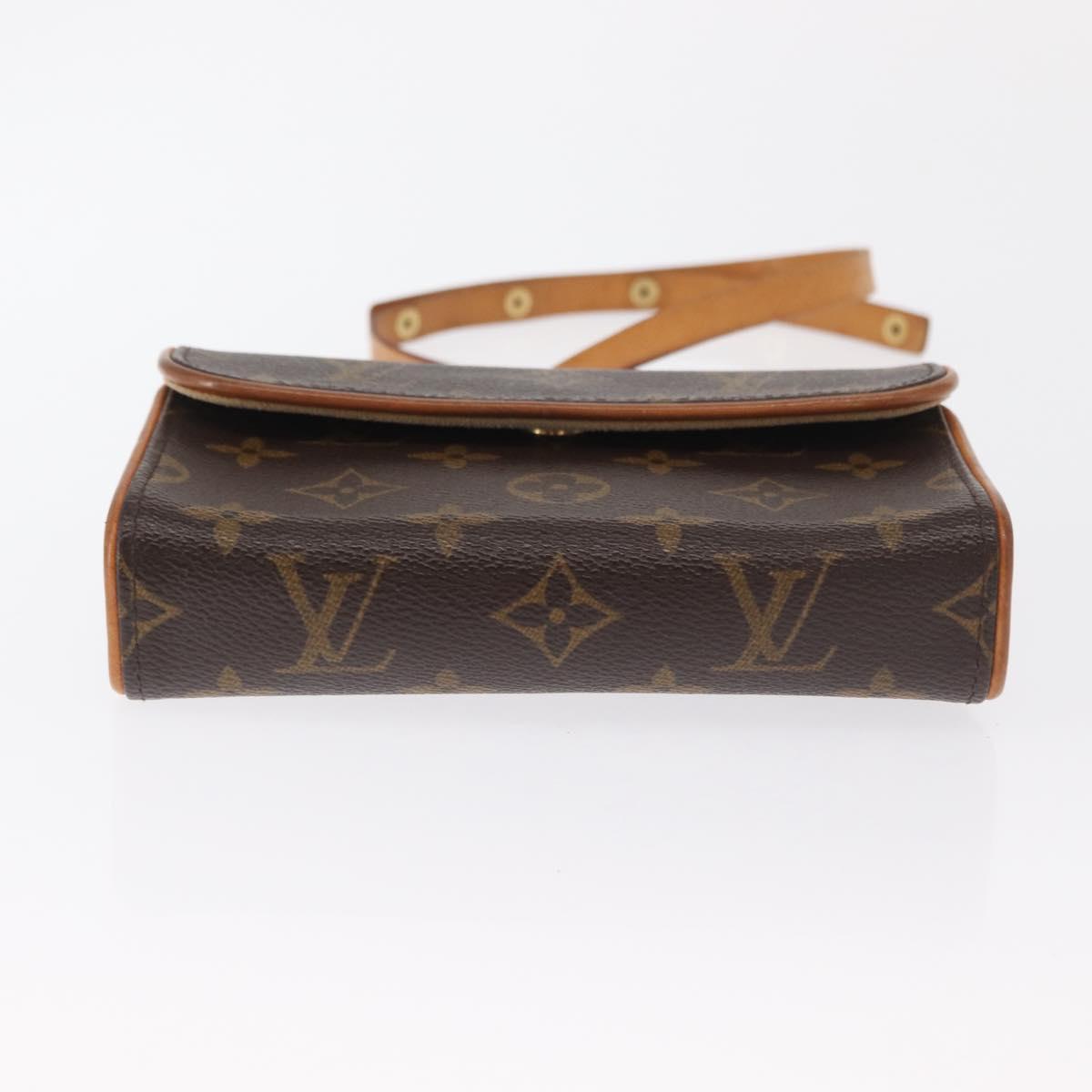 LOUIS VUITTON Monogram Pochette Florentine Waist bag M51855 LV Auth 161904