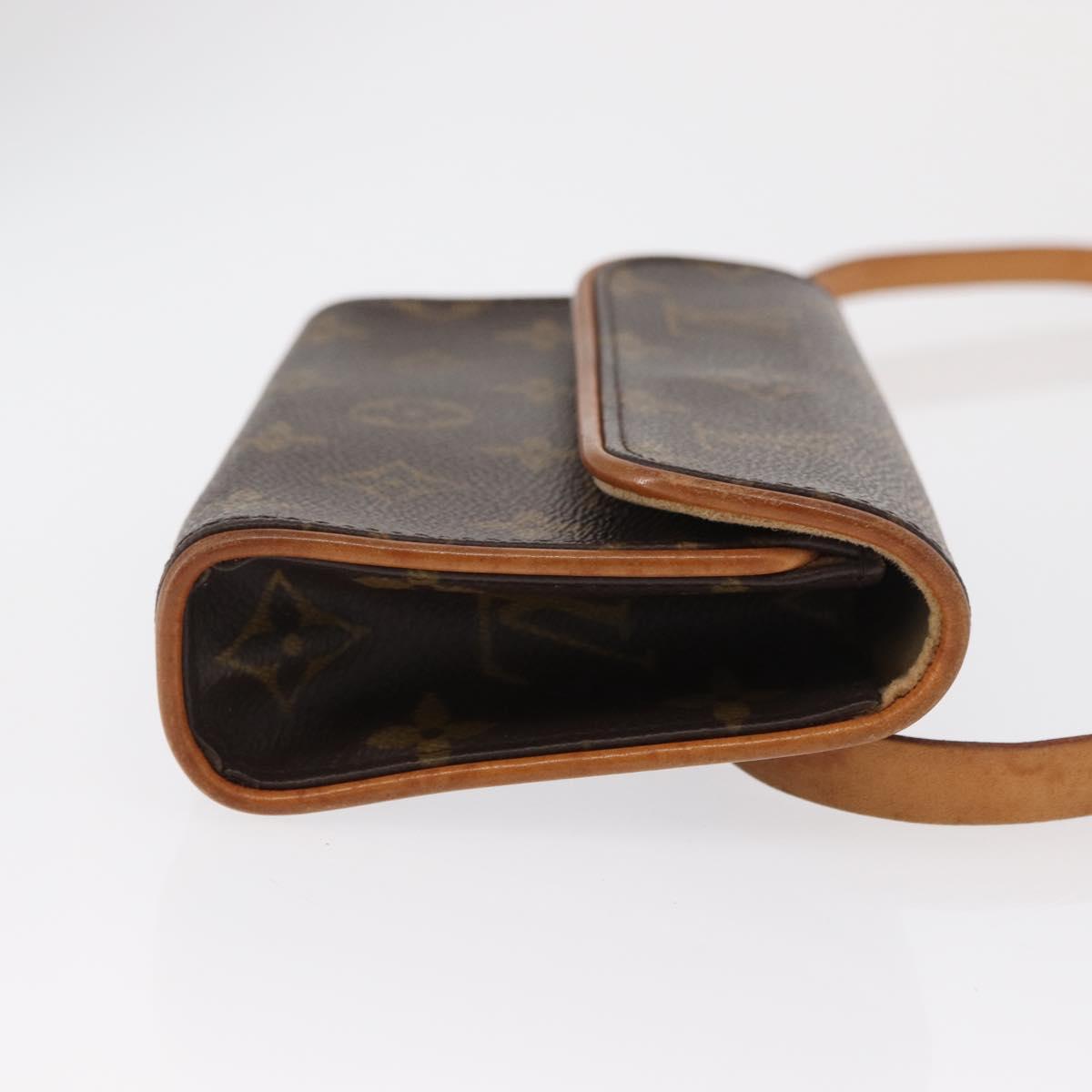 LOUIS VUITTON Monogram Pochette Florentine Waist bag M51855 LV Auth 161904