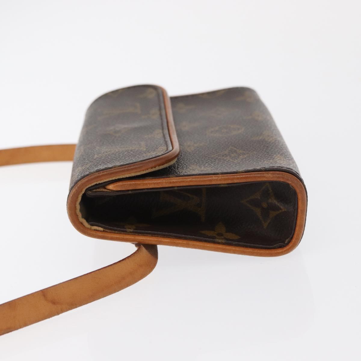 LOUIS VUITTON Monogram Pochette Florentine Waist bag M51855 LV Auth 161904