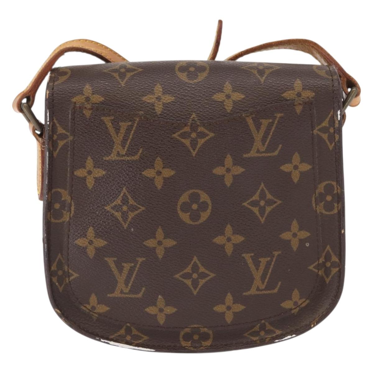 LOUIS VUITTON Monogram Saint Cloud PM Shoulder Bag M51244 LV Auth 161907
